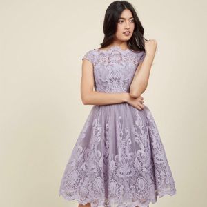 lavender lace dress